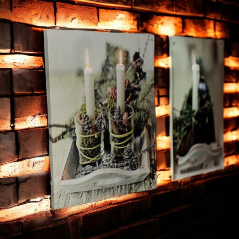 Obraz świąteczny z podświetleniem LED 30x40cm Obraz świąteczny z podświetleniem LED 30x40cm