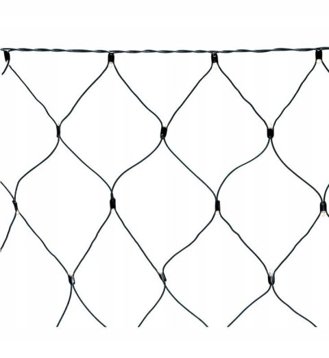 Siatka Świetlna 100 LED Lampki Zewnętrzne Kurtyna 1,8x2m gruby kabel IP44 Siatka Świetlna 100 LED Lampki Zewnętrzne Kurtyna 1,8x2m gruby kabel IP44