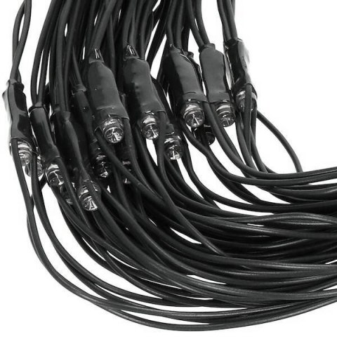 Siatka Świetlna 100 LED Lampki Zewnętrzne Kurtyna 1,8x2m gruby kabel IP44 Siatka Świetlna 100 LED Lampki Zewnętrzne Kurtyna 1,8x2m gruby kabel IP44