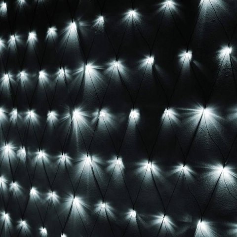 Siatka Świetlna 100 LED Lampki Zewnętrzne Kurtyna 1,8x2m gruby kabel IP44 Siatka Świetlna 100 LED Lampki Zewnętrzne Kurtyna 1,8x2m gruby kabel IP44