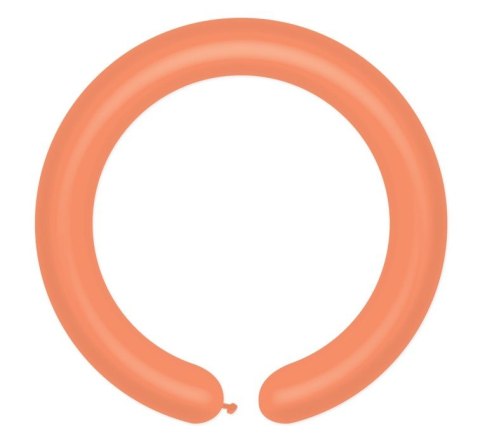 Balony do modelowania 5cm/140cm 10szt pastel pomarańczowy