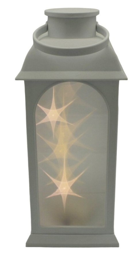 Lampion latarnia LED biała na baterie Lampion latarnia LED biała na baterie