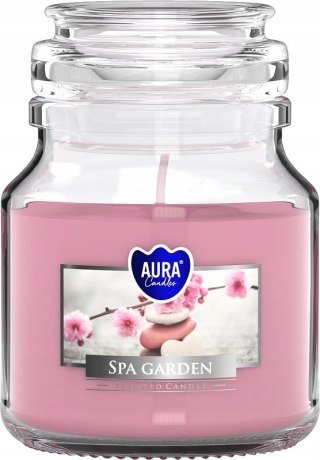 ŚWIECA ZAPACHOWA W SZKLE ŚWIECZKA SPA GARDEN 28H