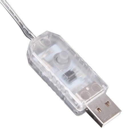 Kurtyna lampki świąteczne 300 LED 3x3m USB multikolor pilot Kurtyna lampki świąteczne 300 LED 3x3m USB multikolor pilot