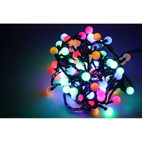 Lampki LED 100L Kulki Multikolor gniazdo
