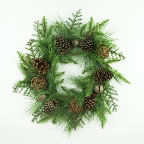 STROIK Wieniec świąteczny ozdoba 55cm dzwonki