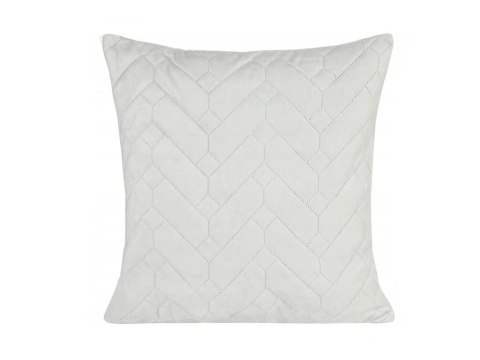 Poszewka dekoracyjna LUIZ 40cm D91 Srebrna - Stalowa Poszewka dekoracyjna LUIZ 40cm D91 Srebrna - Stalowa