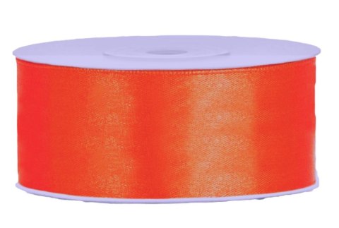 Tasiemka satynowa. n. pomarańcz. 25mm/25m. 1szt.