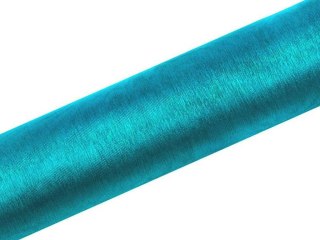 Organza gładka turkus 0.16 x 9m 1szt