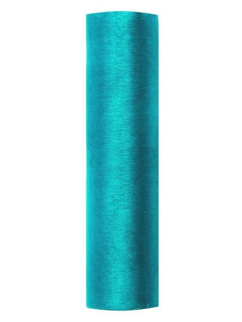 Organza gładka turkus 0.16 x 9m 1szt Organza gładka turkus 0.16 x 9m 1szt
