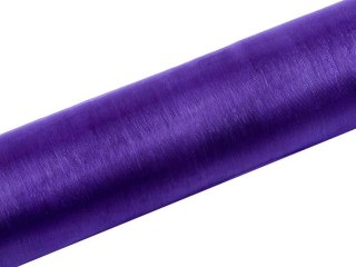 Organza tiul obszywana 16cm 9m fiolet