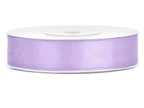 Tasiemka satynowa. j. liliowy. 12mm/25m. 1szt.