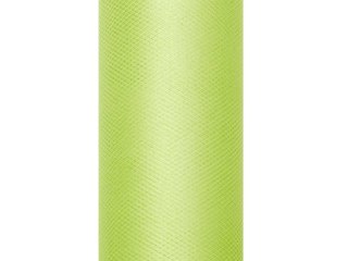 Tiul gładki dekoracyjny 15cm 9m j. zieleń