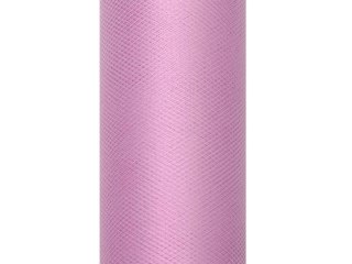 Tiul gładki dekoracyjny 15cm 9m pudrowy róż