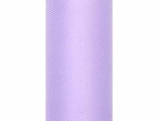 Tiul gładki dekoracyjny 30cm 9m liliowy