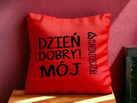 Poduszka satynowa prezent Walentynki dla dziewczyny chłopaka żony męża