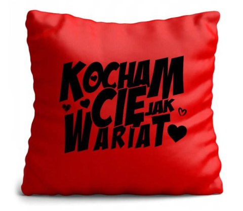 Poduszka satynowa prezent Walentynki dla dziewczyny chłopaka żony męża