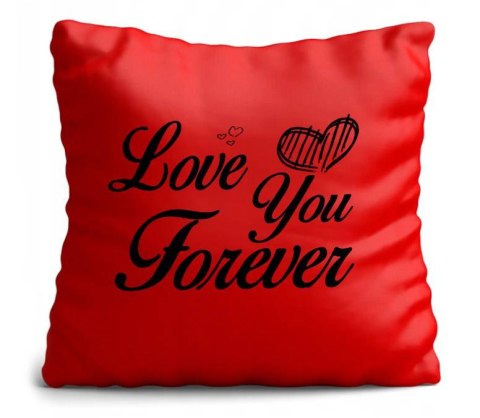 Poduszka satynowa prezent Walentynki dla dziewczyny chłopaka żony męża