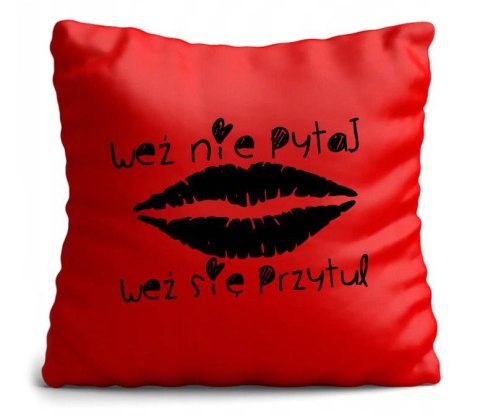 Poduszka satynowa prezent Walentynki dla dziewczyny chłopaka żony męża