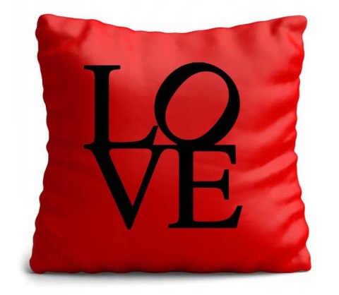 Poduszka satynowa prezent Walentynki dla dziewczyny chłopaka żony męża