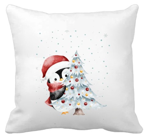 Poduszka z nadrukiem prezent Boże Narodzenie mikołajki święta