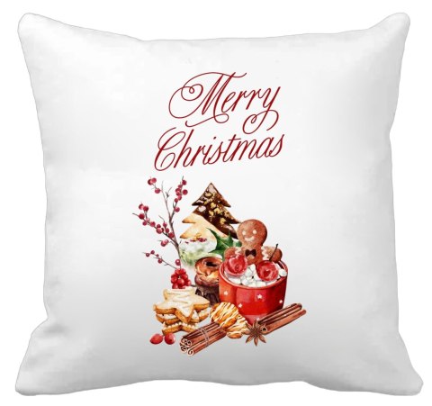 Poduszka z nadrukiem prezent Boże Narodzenie mikołajki święta