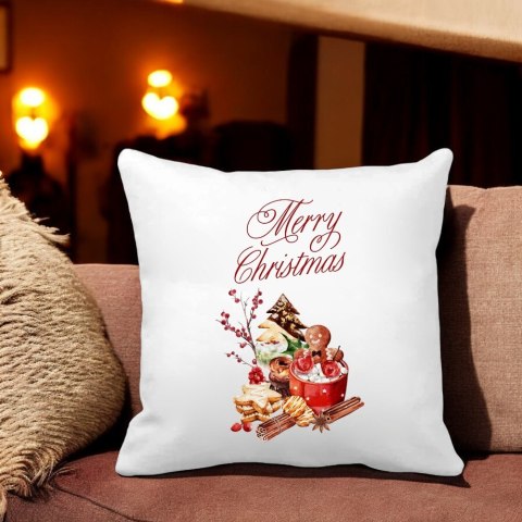 Poduszka z nadrukiem prezent Boże Narodzenie mikołajki święta