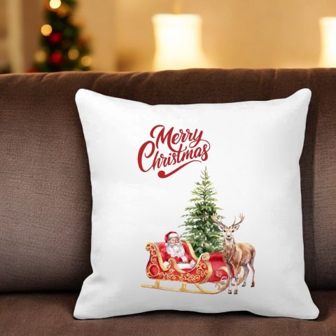 Poduszka z nadrukiem prezent Boże Narodzenie mikołajki święta