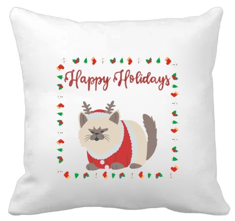 Poduszka z nadrukiem prezent Boże Narodzenie mikołajki święta