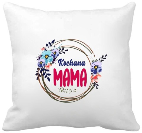 Poduszka z nadrukiem prezent na Dzień Matki dla mamy różne wzory