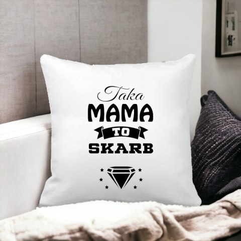Poduszka z nadrukiem prezent na Dzień Matki dla mamy różne wzory
