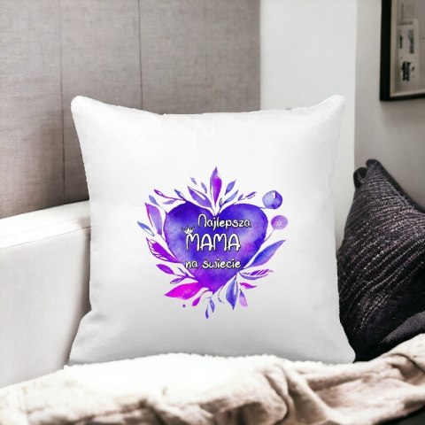 Poduszka z nadrukiem prezent na Dzień Matki dla mamy różne wzory