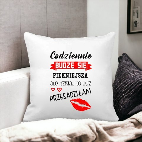 Poduszka z nadrukiem prezent na Dzień Matki dla mamy różne wzory