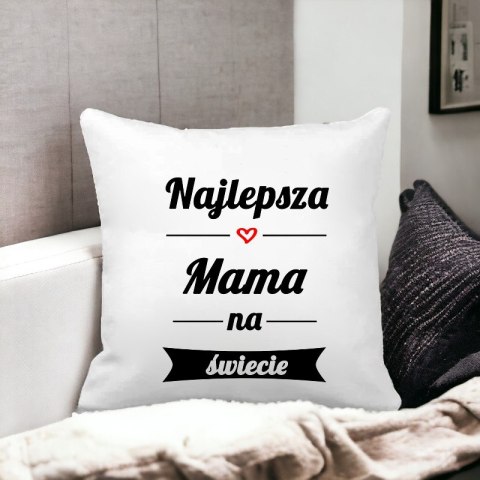 Poduszka z nadrukiem prezent na Dzień Matki dla mamy różne wzory