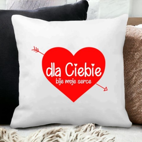 Poduszka prezent na Walentynki dla dziewczyny chłopaka męża żony różne wzory