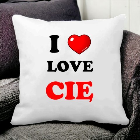 Poduszka prezent na Walentynki dla dziewczyny chłopaka męża żony różne wzory