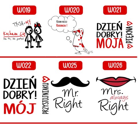 Poduszka prezent na Walentynki dla dziewczyny chłopaka męża żony różne wzory