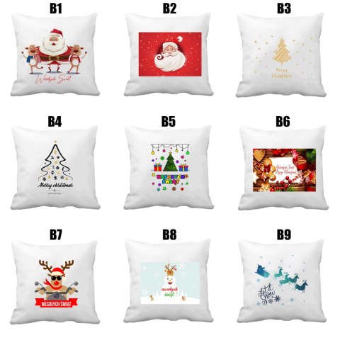 Poduszka z nadrukiem Boże Narodzenie święta mikołajki