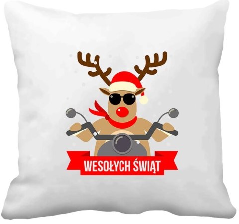 Poduszka z nadrukiem Boże Narodzenie święta mikołajki