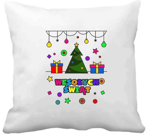 Poduszka z nadrukiem Boże Narodzenie święta mikołajki