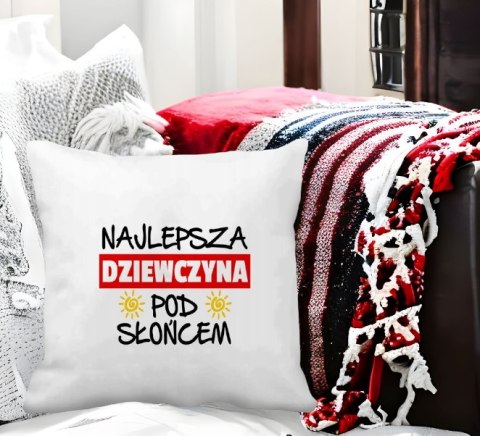 Poduszka z nadrukiem prezent Dzień Kobiet dla koleżanki dziewczyny mamy