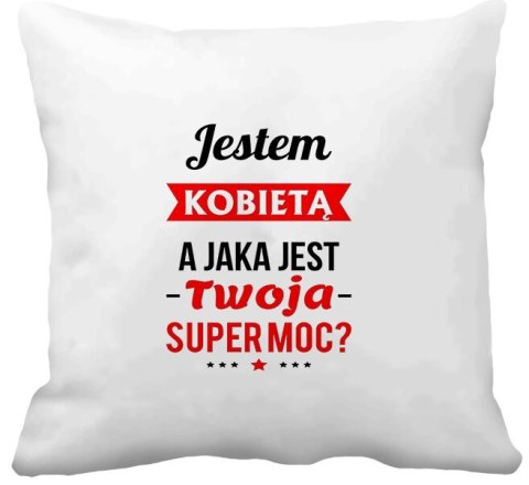 Poduszka z nadrukiem prezent Dzień Kobiet dla koleżanki dziewczyny mamy