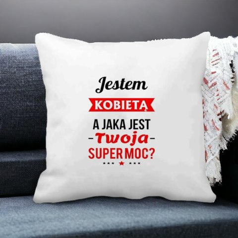 Poduszka z nadrukiem prezent Dzień Kobiet dla koleżanki dziewczyny mamy