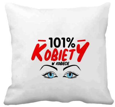 Poduszka z nadrukiem prezent Dzień Kobiet dla koleżanki dziewczyny mamy