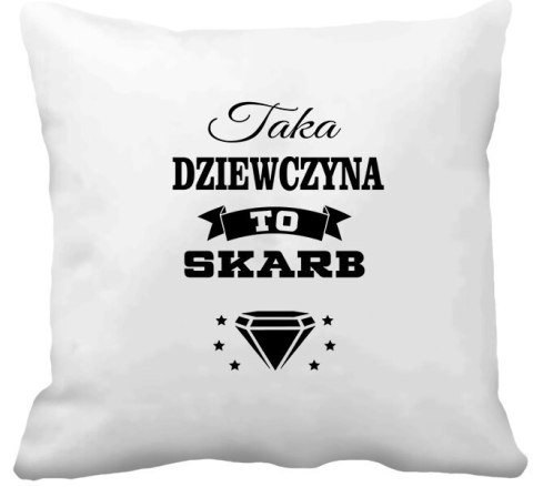 Poduszka z nadrukiem prezent Dzień Kobiet dla koleżanki dziewczyny mamy