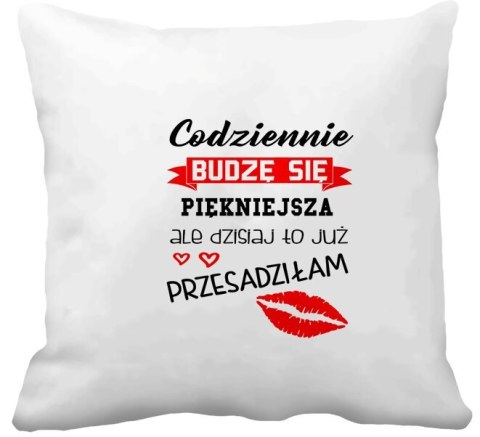 Poduszka z nadrukiem prezent Dzień Kobiet dla koleżanki dziewczyny mamy