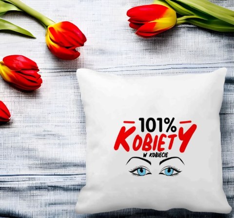 Poduszka z nadrukiem prezent Dzień Kobiet dla koleżanki dziewczyny mamy