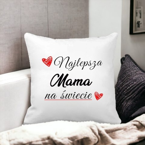 Poduszka z nadrukiem prezent na Dzień Matki dla mamy różne wzory