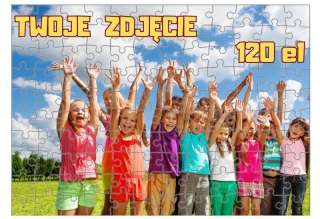 FOTO PUZZLE ZE ZDJECIA ZDJĘCIE KLASOWE PREZENT PAMIĄTKA SZKOLNA #