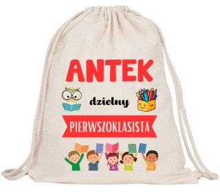 PLECAK WOREK NA BUTY KAPCIE MOCNY GRUBY PREMIUM DO SZKOŁY PASOWANIE UCZNIA#